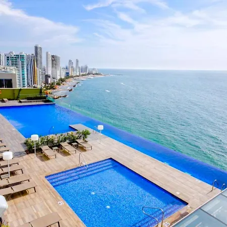 Apartamento Apartasuites Edificio H2 - Vistas Al Mar & Bahia Cartagena